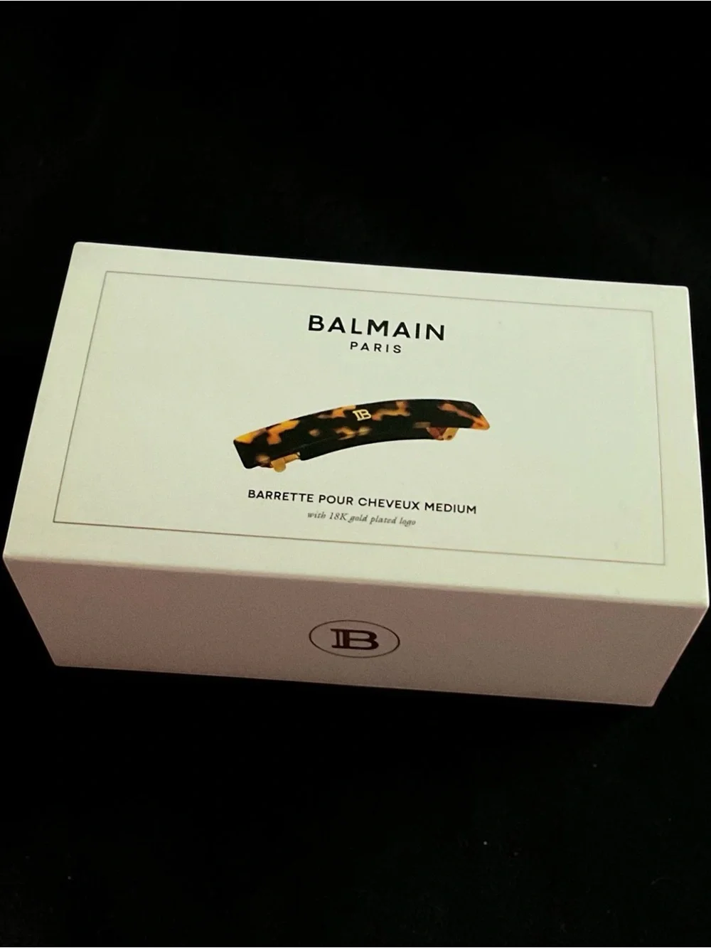 ✨Balmain Paris Barrette Pour Cheveux Medium Hair Couture